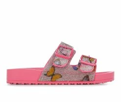 Girls' Madden Girl Little Kid & Big Kid Teddy Rhinestone Footbed Sandals