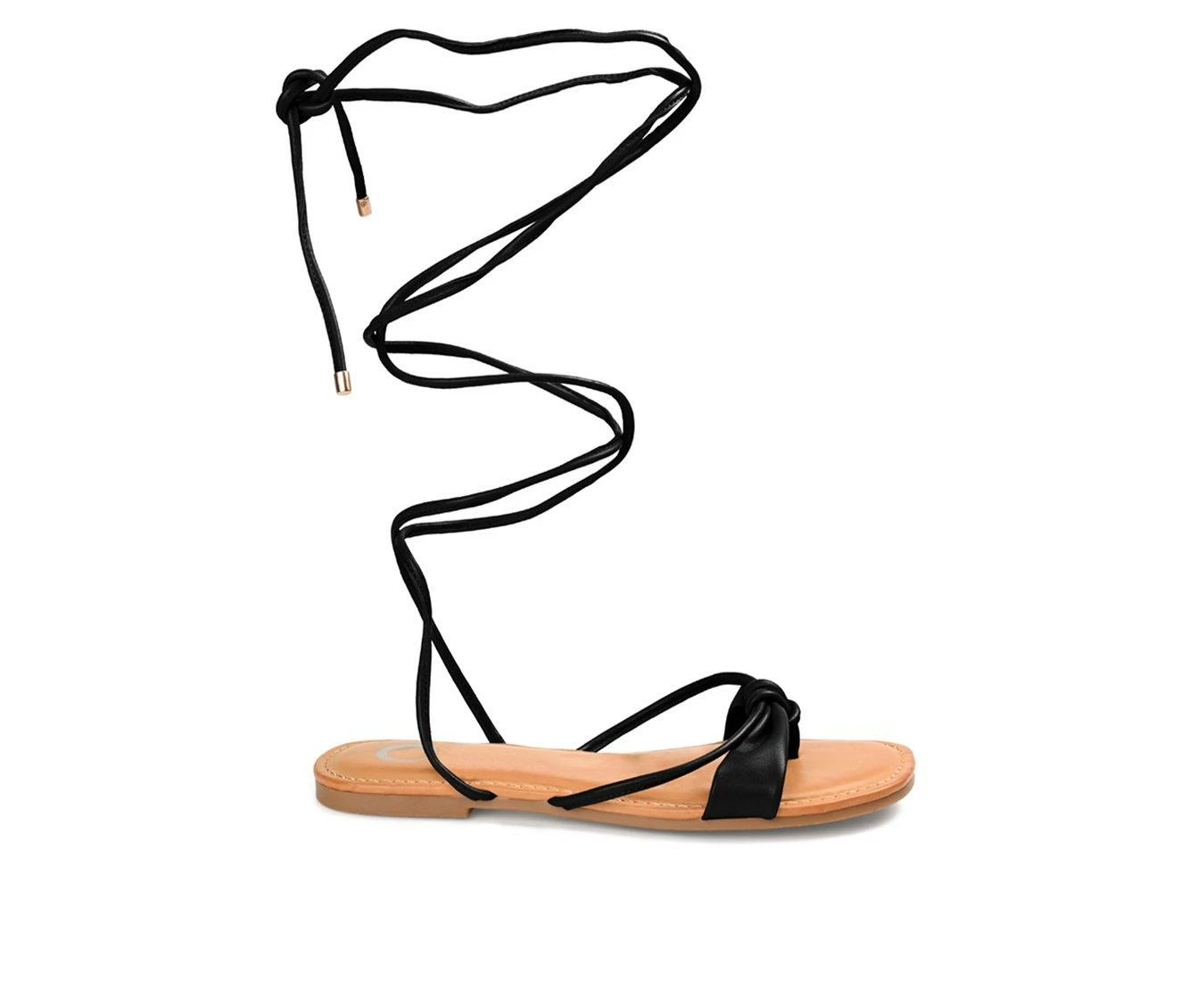 Women's Journee Collection Jiyrie Tie Up Sandals 4 Women's Journee Collection Jiyrie Tie Up Sandals - Image 2