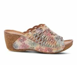 Women's SPRING STEP Justine Wedge Sandals -Cliffs by White Mountain shop 1 2313