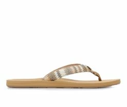 Women's Roxy Tidepool Raffia Flip-Flops