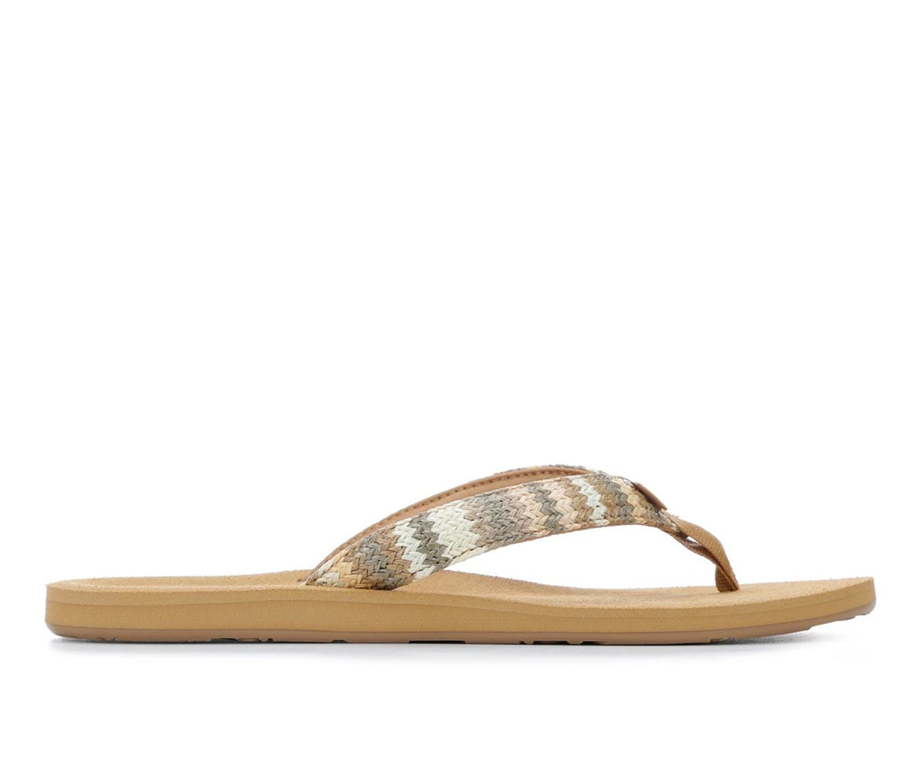 Women's Roxy Tidepool Raffia Flip-Flops 3 Women's Roxy Tidepool Raffia Flip-Flops