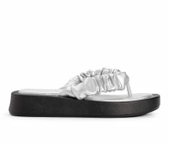 Women's MUK LUKS Club Maimi Platform Flip Flops