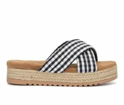 Women's Olivia Miller Summer Daze Platform Espadrille Sandals