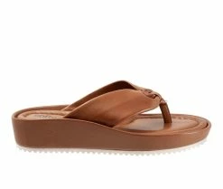 Women's Softwalk Eliza Wedge Flip-Flops -Cliffs by White Mountain shop 1 3329