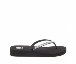 Alternative view of Women's Yellow Box Jello Flip-Flops