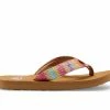 Girls' Roxy Little Kid & Big Kid Porto Raffia Flip-Flops
