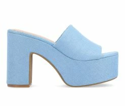 Women's Journee Collection Enyya Platform Heeled Sandals 9 Women's Journee Collection Enyya Platform Heeled Sandals -Cliffs by White Mountain shop 1 431