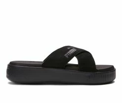 Alternative view of Women's Puma Platform Slide Suede Sport Slides