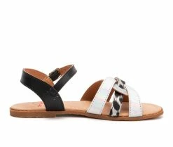 Alternative view of Girls' Olivia Miller Little Kid & Big Kid Leopard For Days Sandals