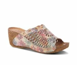 Women's SPRING STEP Justine Wedge Sandals -Cliffs by White Mountain shop 2 1156