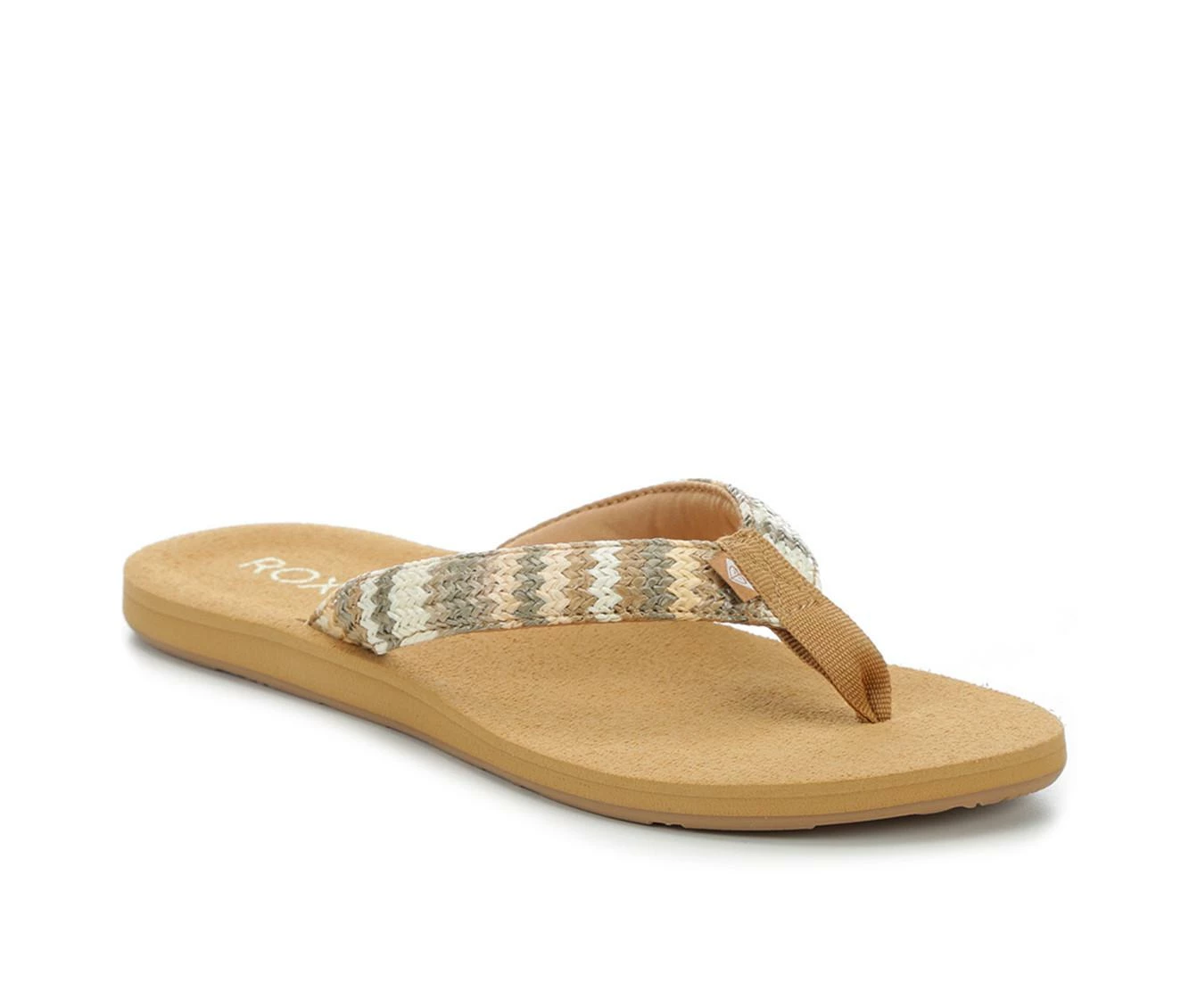 Women's Roxy Tidepool Raffia Flip-Flops 5 Women's Roxy Tidepool Raffia Flip-Flops - Image 3