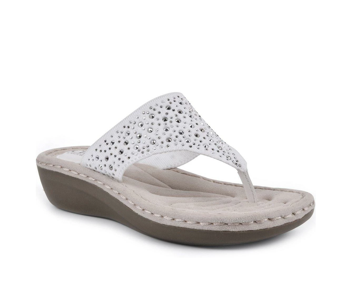Women's Cliffs By White Mountain Calling Wedge Flip-Flops 5 Women's Cliffs By White Mountain Calling Wedge Flip-Flops - Image 3