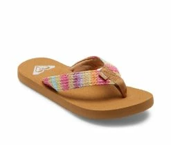 Girls' Roxy Little Kid & Big Kid Porto Raffia Flip-Flops -Cliffs by White Mountain shop 2 1697