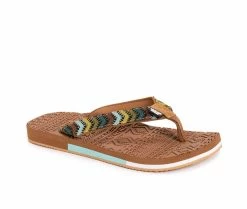 Women's MUK LUKS Sand Dune Flip-Flops -Cliffs by White Mountain shop 2 1698