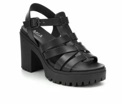 Women's MIA Jayda Lugged Heel Sandals 10 Women's MIA Jayda Lugged Heel Sandals -Cliffs by White Mountain shop 2 60