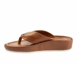 Women's Softwalk Eliza Wedge Flip-Flops -Cliffs by White Mountain shop 3 1626