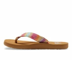 Girls' Roxy Little Kid & Big Kid Porto Raffia Flip-Flops -Cliffs by White Mountain shop 3 1659