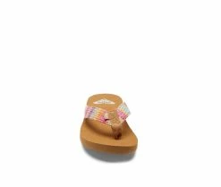 Girls' Roxy Little Kid & Big Kid Porto Raffia Flip-Flops -Cliffs by White Mountain shop 4 1608