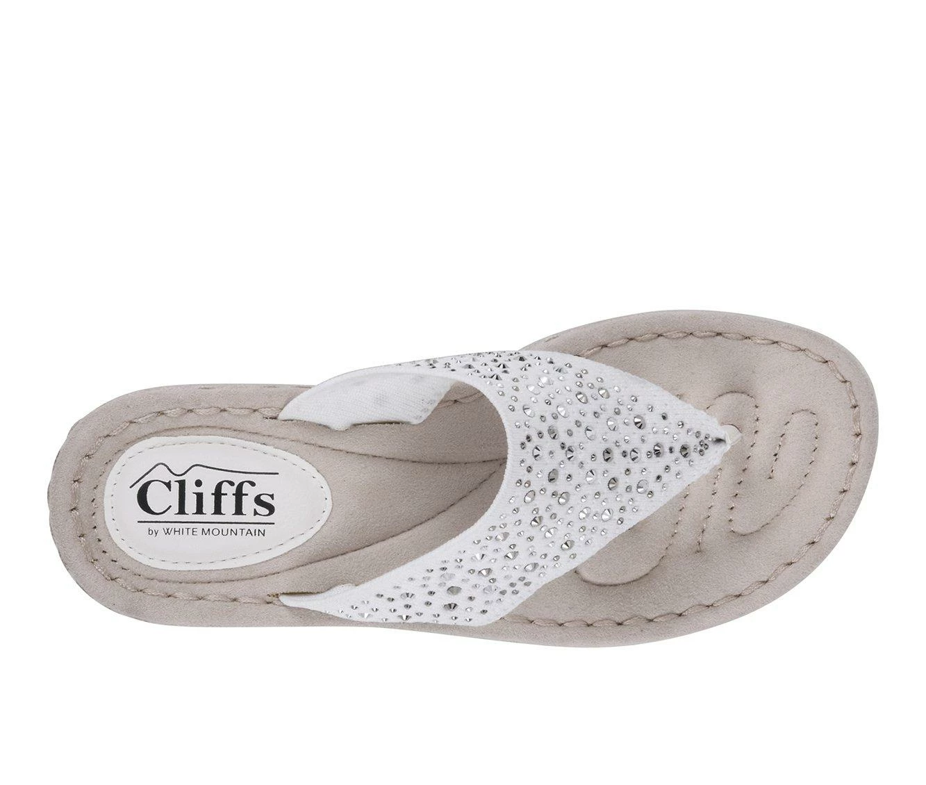 Women's Cliffs By White Mountain Calling Wedge Flip-Flops 8 Women's Cliffs By White Mountain Calling Wedge Flip-Flops - Image 6